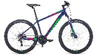 Велосипед горный Forward Apache 3.2 disc d-27,5 3x7 (2021) 21" фиолетовый/зеленый