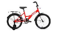 Велосипед подростковый Altair Kids d-20 1x1 (2022) 13" красный/серебристый