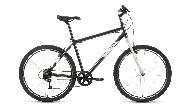 Велосипед горный Altair MTB HT 1.0 d-26 1x7 (2022) 17" черный/серый
