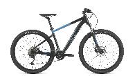 Велосипед горный Format 1412 d-27,5 1x9 (2023) L черный-мат/синий-мат