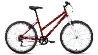 Велосипед горный Altair MTB HT Low d-26 1x6 (2021) 15" красный/белый