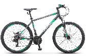 Велосипед горный Stels Navigator-590 D d-26 3х7 16" серый/салатовый К010
