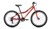 Велосипед подростковый Forward Titan 1.0 d-24 1x6 (2022) 12" красный/желтый