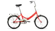 Велосипед складной Forward Arsenal 1.0 d-20 1x1 (2022) 14" красный/зеленый