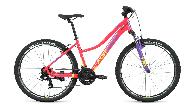 Велосипед горный Forward Jade 1.0 d-27,5 3x7 (2022) 16,5" розовый/желтый