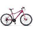 Велосипед горный Stels Miss-5000 MD d-26 3x7 16" вишневый/розовый V020