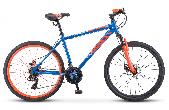 Велосипед горный Stels Navigator 500 MD d-26 3х7 18" синий/красный F020