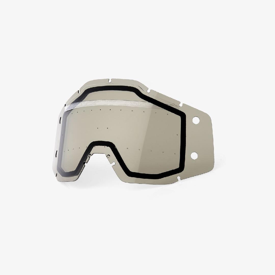 Линза 100% Forecast Dual Lens Bumps w/Mud Visor Smoke (51121-607-02)