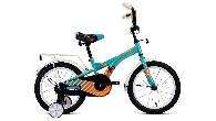 Велосипед детский Forward Crocky d-16 1x1 (2022) бирюзовый/оранжевый
