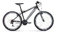 Велосипед горный Forward Flash 1.0 d-26 3x7 (2021) 17" черный/серый