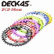 Звезда передняя для велосипеда Deckas 96x32T, NW, черная