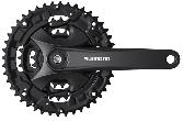 Система шатунов для велосипеда оригинал Shimano Altus FC-MT101, 170 мм, Кв, 40-30-22T (9s)