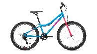 Велосипед подростковый Altair MTB HT 1.0 d-24 1x6 (2022) 12" голубой/розовый (2)