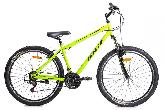 Велосипед горный SKIF MTB HT 27,5 3x7  2022, 17" ярко-зеленый/черный