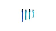 Стрепы к мотоботам Leatt 4.5 FlexLock Strap Kit (Citrus/Black, OS, 2023 (3023050970))