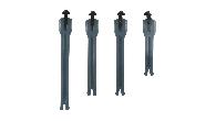 Стрепы к мотоботам Leatt 5.5 FlexLock Strap Kit (Graphene, OS, 2023 (3022060640))