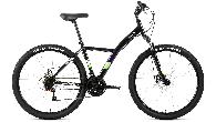 Велосипед горный Forward Dakota 2.0 D d-27,5 3x7 (2022) 16,5" черный/ярко-зеленый