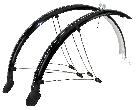 Крылья для велосипеда полноразмерные M-Wave 28/29х56мм черные
