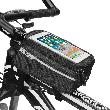 Велосумка B-Soul на раму с чехлом под смартфон черный