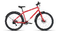 Велосипед горный Forward Spike D d-27,5 1x8 (2023) 18" красный/белый