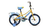Велосипед детский Forward Azure d-16 1x1 (2022) желтый/голубой