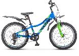 Велосипед детский Stels Pilot 260 Gent d-20 1x6 10" синий/зеленый