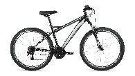 Велосипед горный Forward Flash 1.2 d-26 3x7 (2022) 17" черный/серый