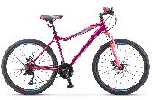 Велосипед горный Stels Miss-5000 MD d-26 3x7 16" фиолетовый /розовый V020