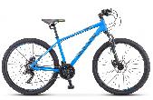 Велосипед горный Stels Navigator-590 D d-26 3х7 16" синий/салатовый К010