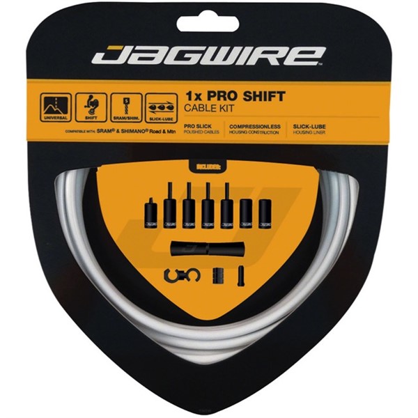 Набор рубашек и тросиков переключения Jagwire Pro Shift Kit 1X Stealth Black (PCK559)