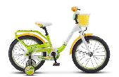 Велосипед детский Stels Pilot 190 d-18 1x1 9" зелёный/жёлтый/белый