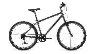 Велосипед горный Altair MTB HT 1.0 d-26 1x7 (2022) 17" темно-серый/черный