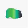 Линза 100% RC2/AC2/ST2 Replacement Lens Vented Dual Pane Mirror Green (51008-660-01)