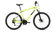 Велосипед горный Altair MTB HT 2.0 disc d-26 3x7 (2022) 17" ярко-зеленый/черный
