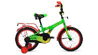 Велосипед детский Forward Crocky d-16 1x1 (2022) зеленый/оранжевый