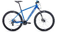 Велосипед горный Forward Apache X disc d-29 2x8 (2021) 17" синий/серебристый