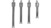 Стрепы к мотоботам Leatt 5.5 FlexLock Strap Kit (Red/Black, OS, 2023 (3023051040))
