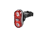 Фонарь для велосипеда задний JY-596 (2 светодиода, AAA*2 шт, 4 режима)